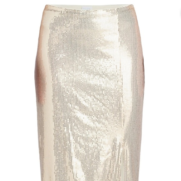 Time and Tru Women's Sequin Skirt with Side Slit - Picture 1 of 4